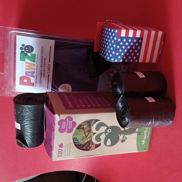 Earth rated biodegradable poop 💩  bags/Pawz paw covers - Picture 5 of 10